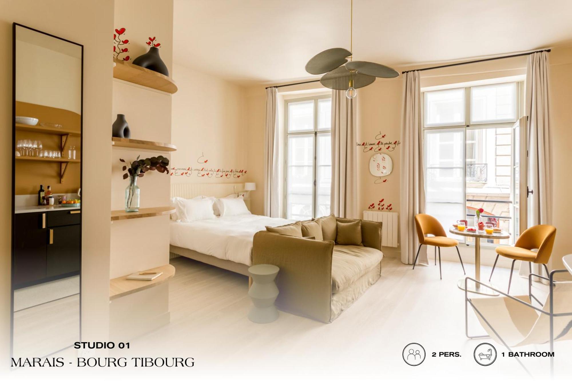 Beauquartier - Marais, Bourg Tibourg Apartment Paris Exterior photo
