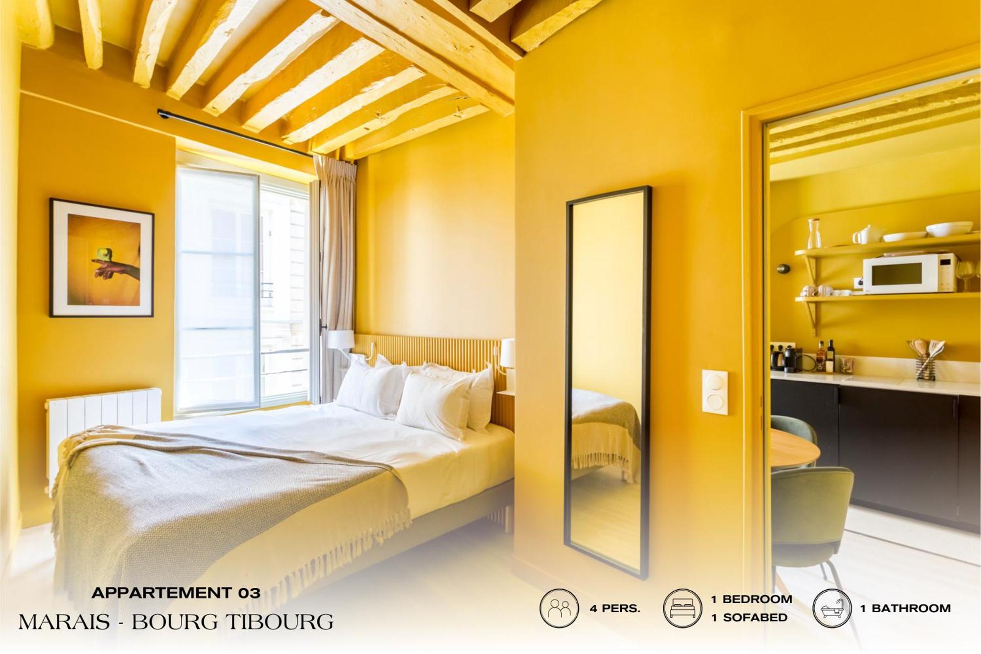 Beauquartier - Marais, Bourg Tibourg Apartment Paris Exterior photo