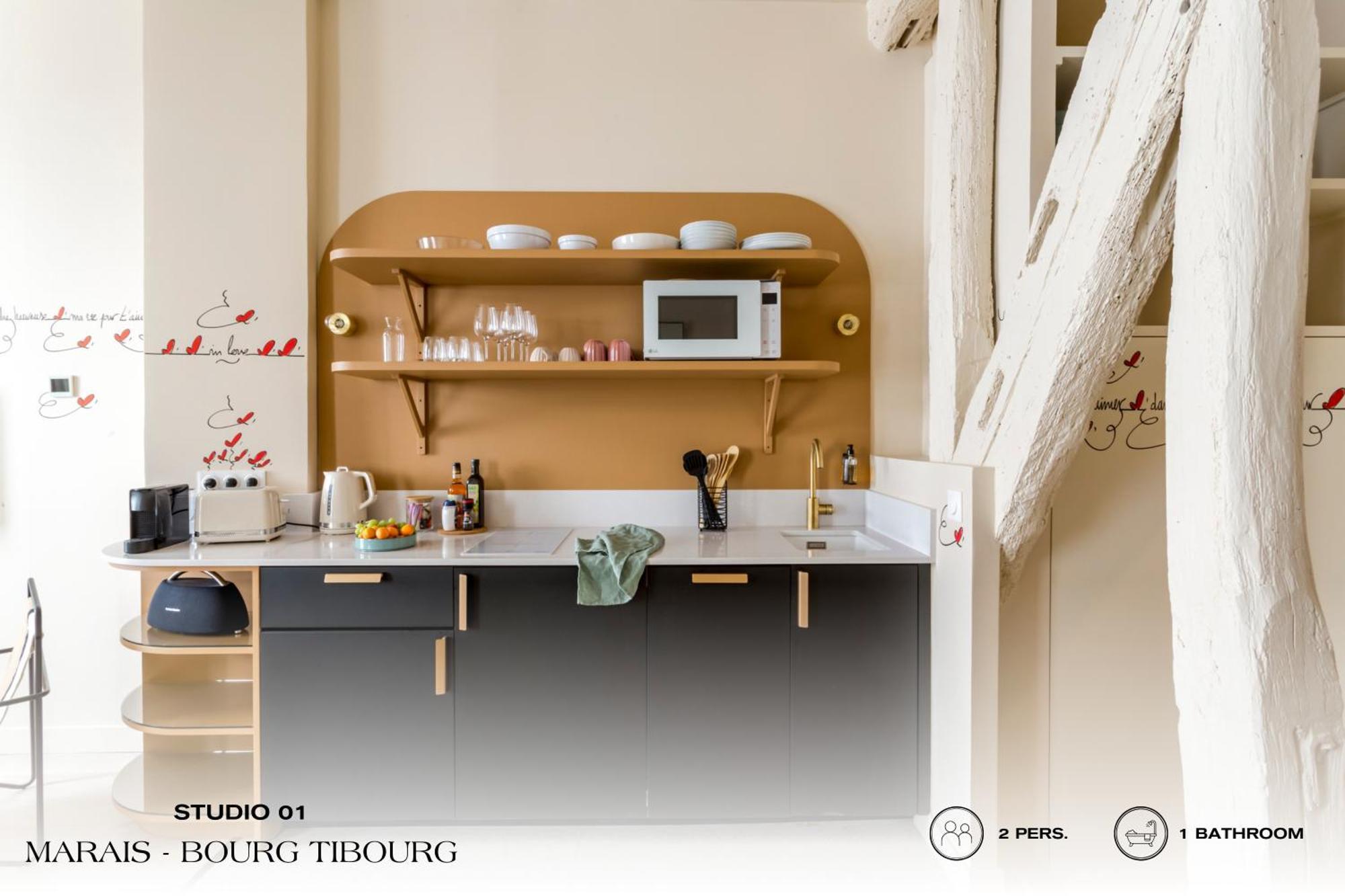 Beauquartier - Marais, Bourg Tibourg Apartment Paris Exterior photo