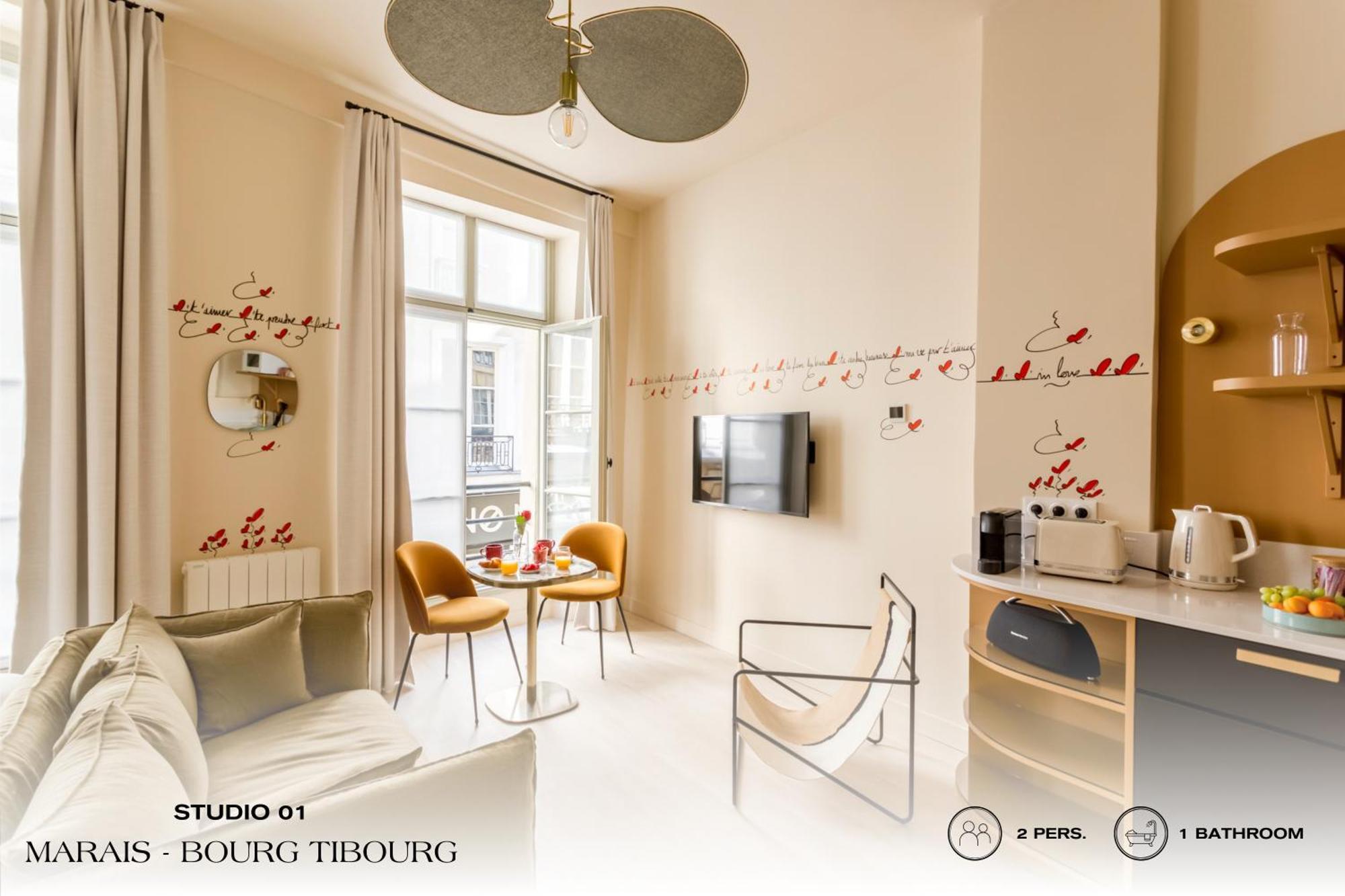 Beauquartier - Marais, Bourg Tibourg Apartment Paris Exterior photo