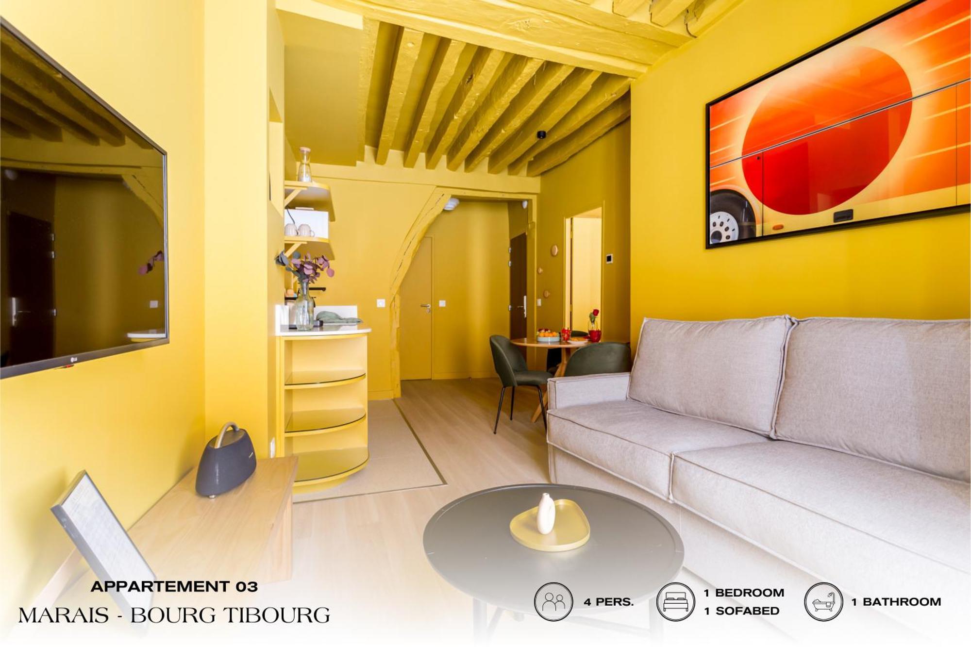 Beauquartier - Marais, Bourg Tibourg Apartment Paris Exterior photo