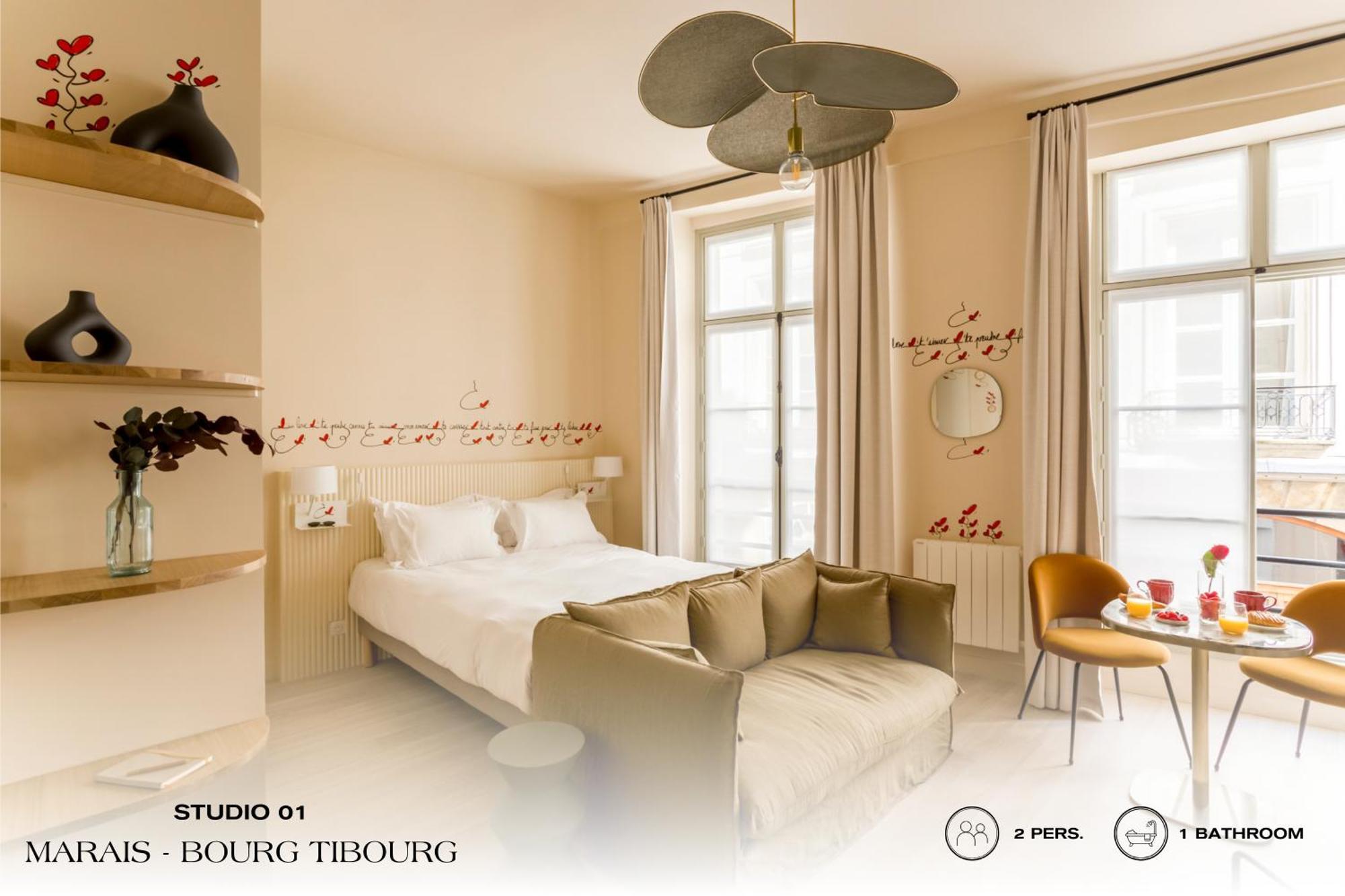 Beauquartier - Marais, Bourg Tibourg Apartment Paris Exterior photo