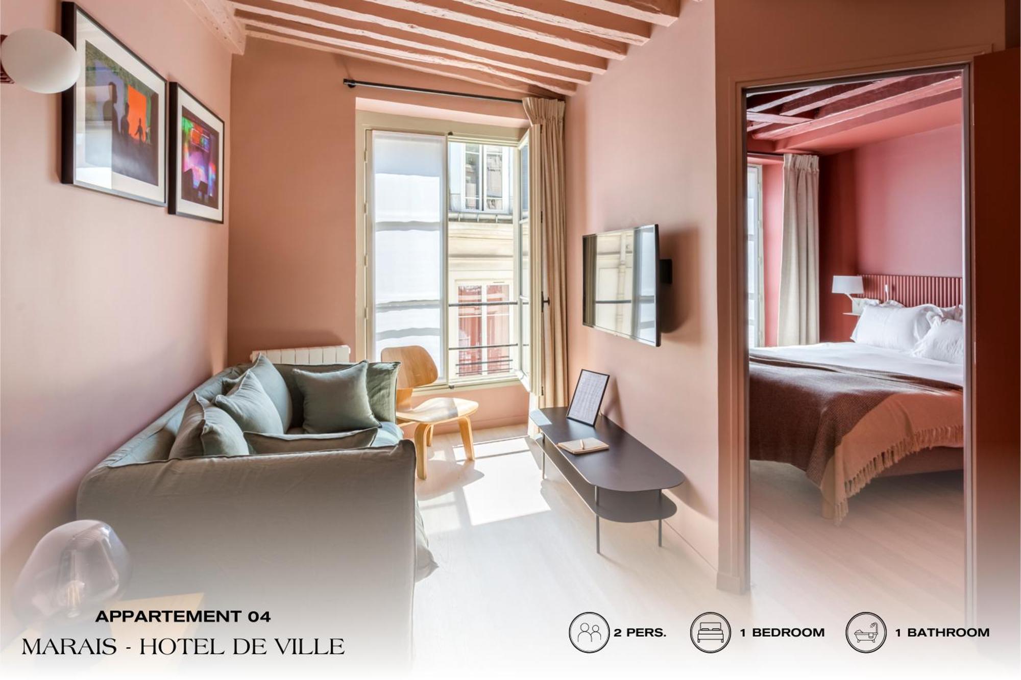 Beauquartier - Marais, Bourg Tibourg Apartment Paris Exterior photo