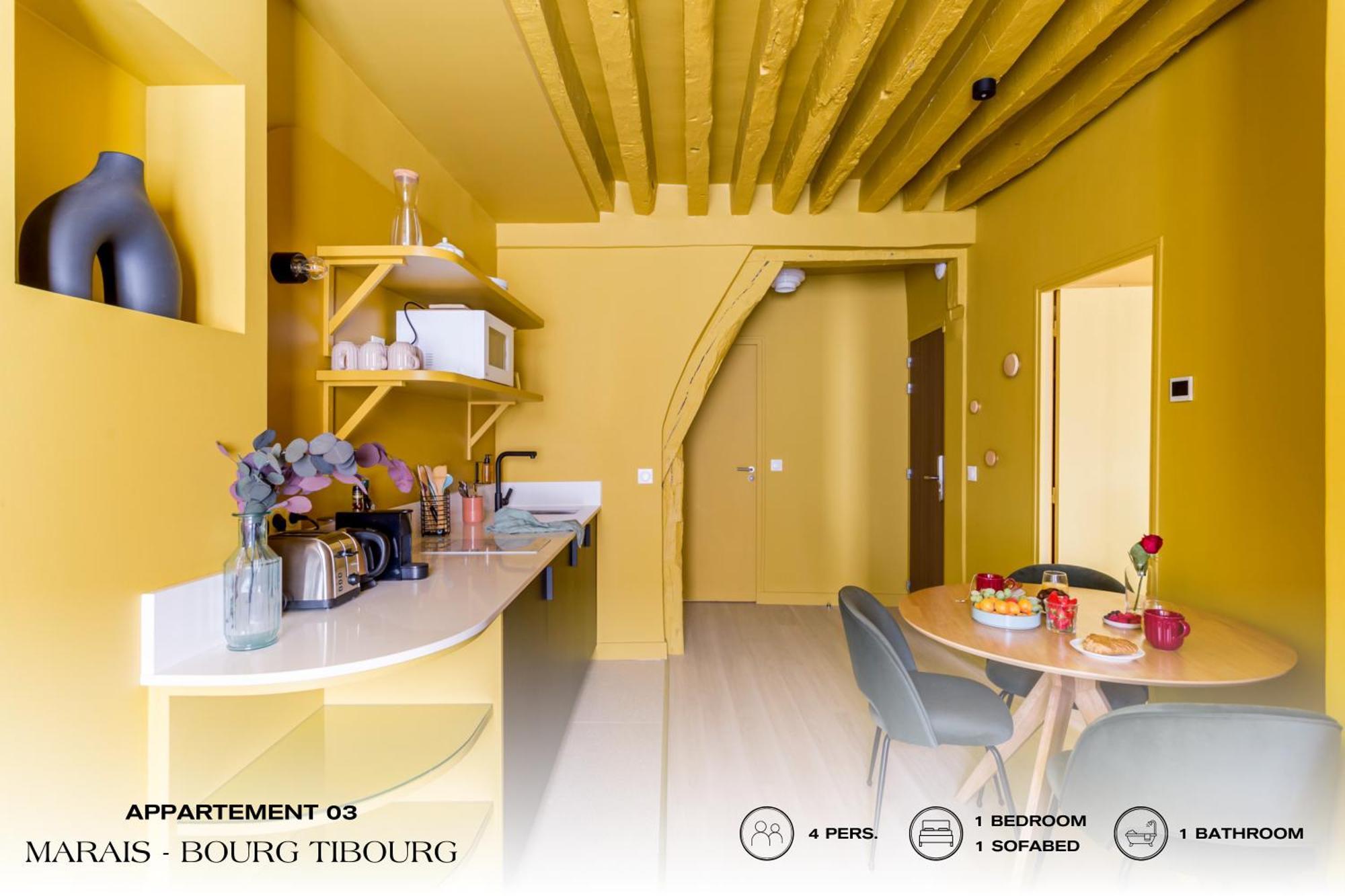 Beauquartier - Marais, Bourg Tibourg Apartment Paris Exterior photo